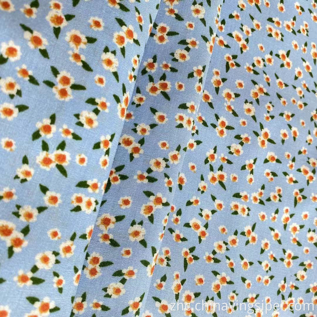 编织100%排放印刷的普通人造丝粘液织物30S 120GSM准备商品库存